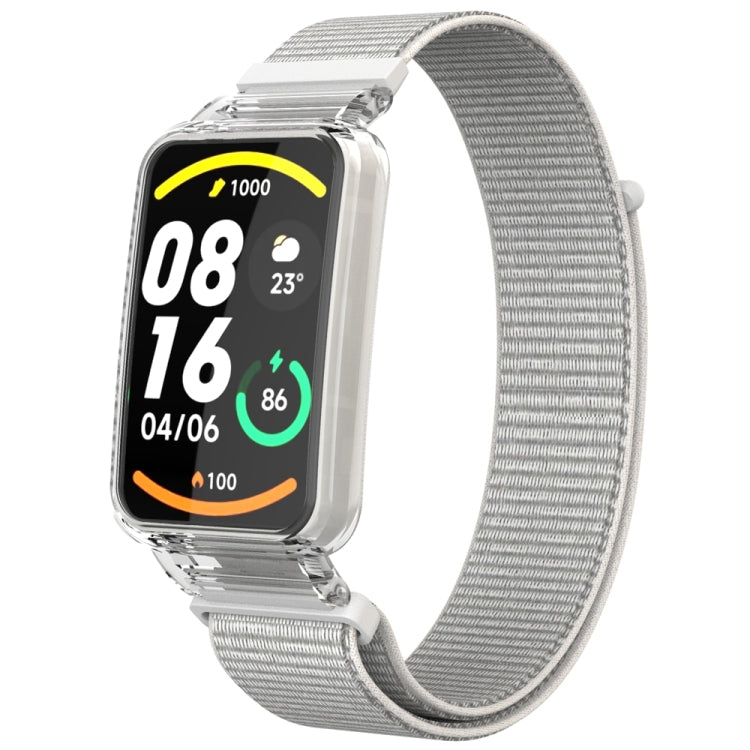 Integrated PC Protective Case + Nylon Loop Watch Band, For Xiaomi Mi Band 7 Pro