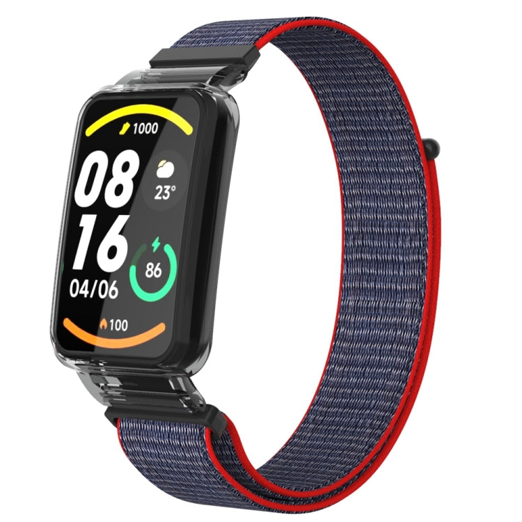 Integrated PC Protective Case + Nylon Loop Watch Band, For Xiaomi Mi Band 7 Pro