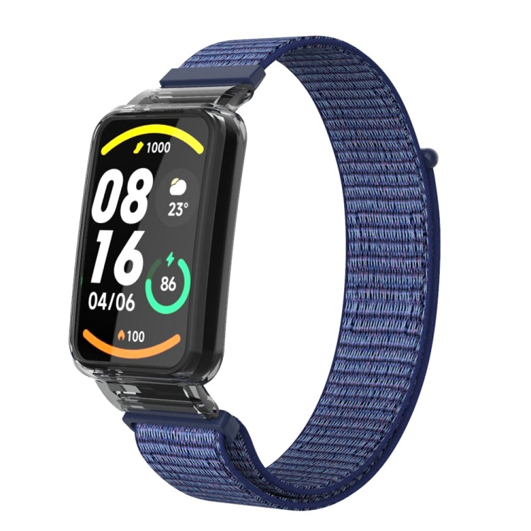 Integrated PC Protective Case + Nylon Loop Watch Band, For Xiaomi Mi Band 7 Pro
