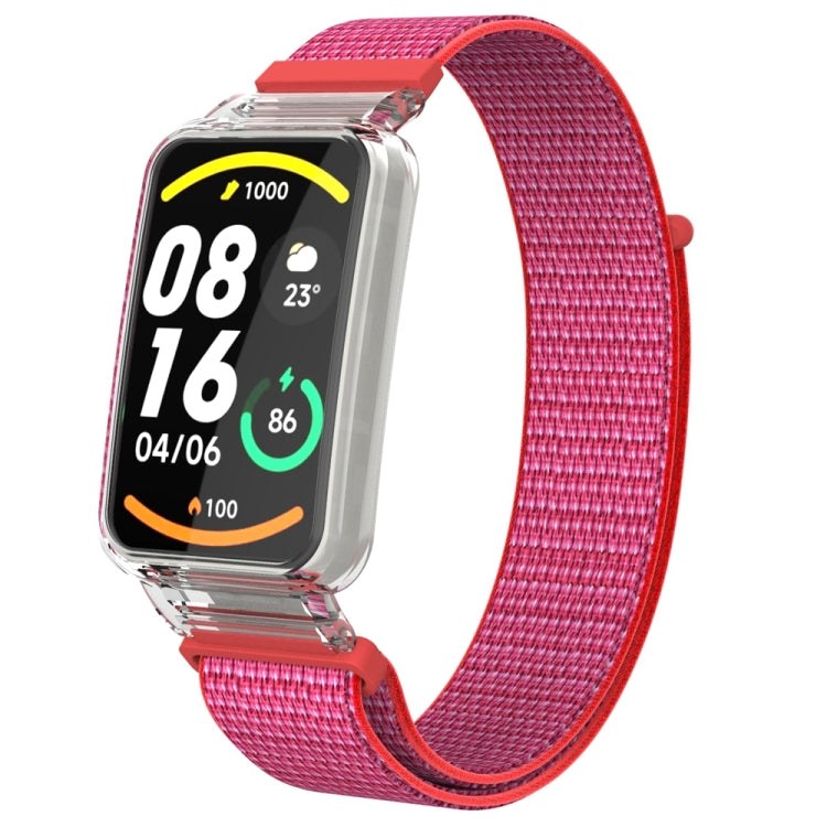 Integrated PC Protective Case + Nylon Loop Watch Band, For Xiaomi Mi Band 7 Pro
