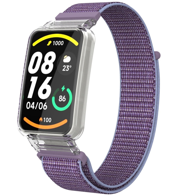 Integrated PC Protective Case + Nylon Loop Watch Band, For Xiaomi Mi Band 7 Pro
