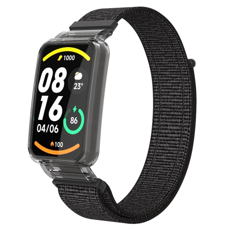 Integrated PC Protective Case + Nylon Loop Watch Band, For Xiaomi Mi Band 7 Pro