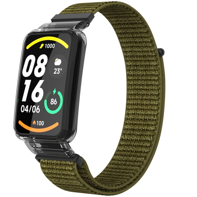 Integrated PC Protective Case + Nylon Loop Watch Band, For Xiaomi Mi Band 7 Pro