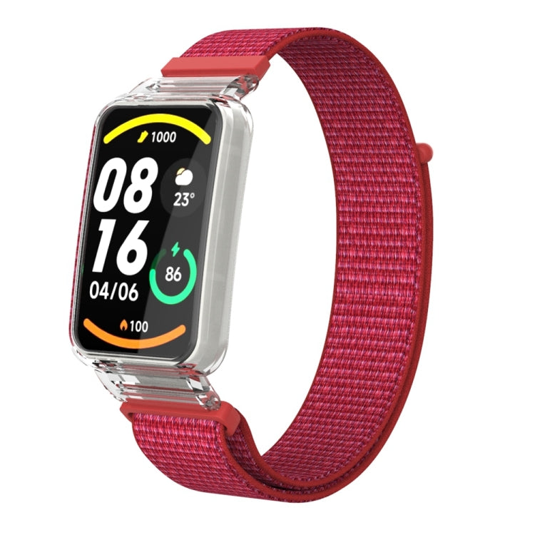 Integrated PC Protective Case + Nylon Loop Watch Band, For Xiaomi Mi Band 7 Pro