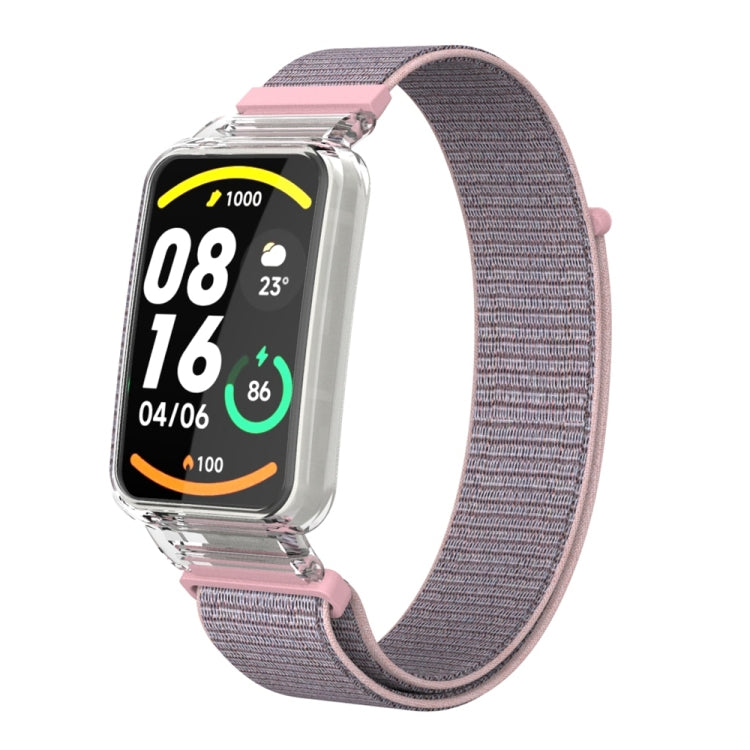 Integrated PC Protective Case + Nylon Loop Watch Band, For Xiaomi Mi Band 7 Pro
