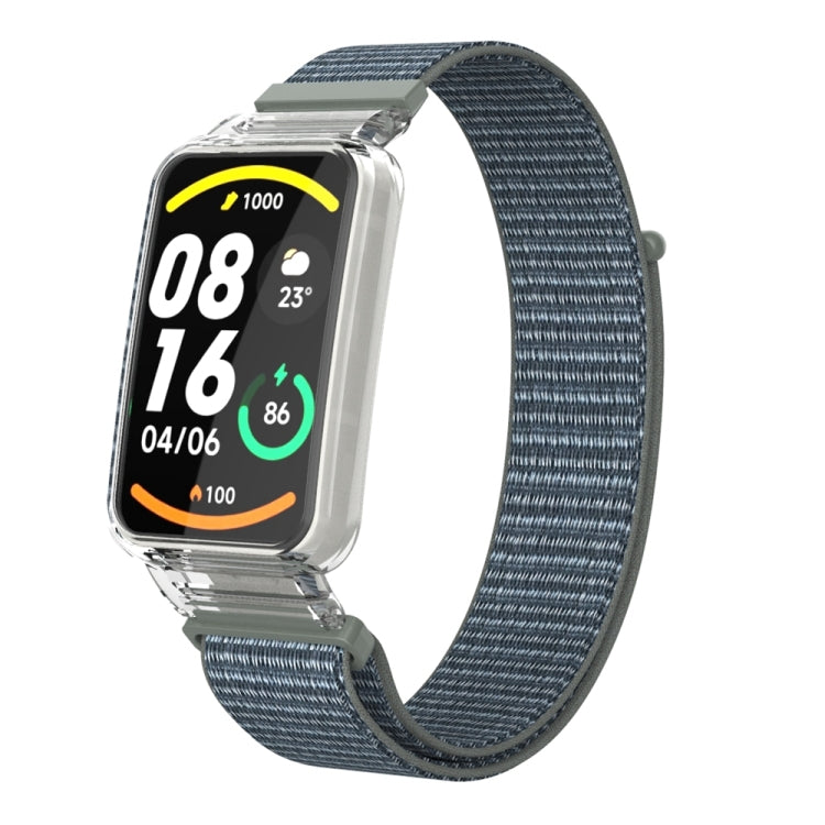 Integrated PC Protective Case + Nylon Loop Watch Band, For Xiaomi Mi Band 7 Pro