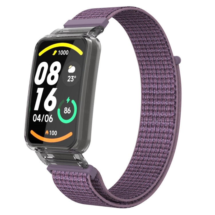 Integrated PC Protective Case + Nylon Loop Watch Band, For Xiaomi Mi Band 7 Pro