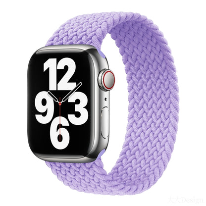 Nylon Single-turn Braided Watch Band For Apple Watch Series 8&7 41mm / SE 2&6&SE&5&4 40mm / 3&2&1 38mm, For Apple Watch Series 8&7 41mm,135mm, For Apple Watch Series 8&7 41mm, 135mm