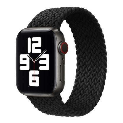 Nylon Single-turn Braided Watch Band For Apple Watch Series 8&7 41mm / SE 2&6&SE&5&4 40mm / 3&2&1 38mm, For Apple Watch Series 8&7 41mm,135mm, For Apple Watch Series 8&7 41mm, 135mm