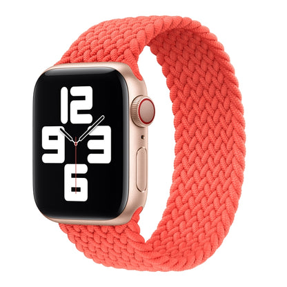 Nylon Single-turn Braided Watch Band For Apple Watch Series 8&7 41mm / SE 2&6&SE&5&4 40mm / 3&2&1 38mm, For Apple Watch Series 8&7 41mm,145mm, For Apple Watch Series 8&7 41mm, 145mm