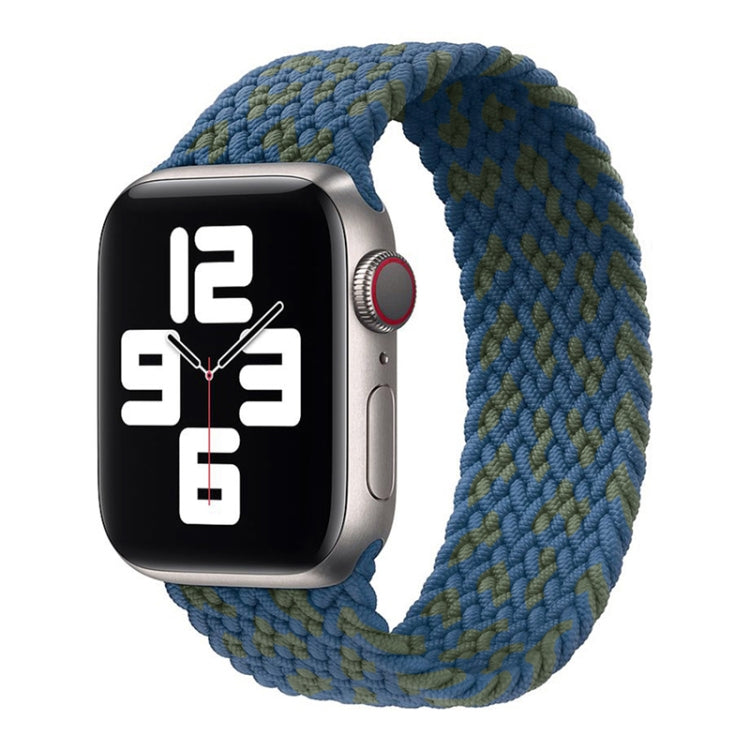 Nylon Single-turn Braided Watch Band For Apple Watch Series 8&7 41mm / SE 2&6&SE&5&4 40mm / 3&2&1 38mm, For Apple Watch Series 8&7 41mm,155mm, For Apple Watch Series 8&7 41mm, 155mm