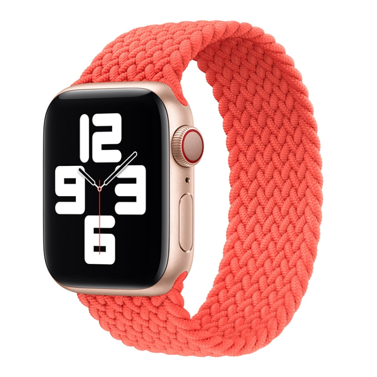 Nylon Single-turn Braided Watch Band For Apple Watch Series 8&7 41mm / SE 2&6&SE&5&4 40mm / 3&2&1 38mm, For Apple Watch Series 8&7 41mm,155mm, For Apple Watch Series 8&7 41mm, 155mm