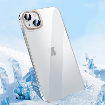 Metal Key Crystal Transparent PC Phone Case, For iPhone 14, For iPhone 14 Plus, For iPhone 14 Pro, For iPhone 14 Pro Max, For iPhone 13, For iPhone 13 Pro, For iPhone 13 Pro Max