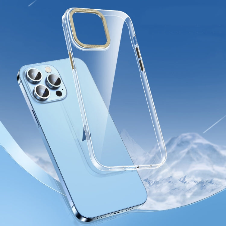 Metal Key Crystal Transparent PC Phone Case, For iPhone 14, For iPhone 14 Plus, For iPhone 14 Pro, For iPhone 14 Pro Max, For iPhone 13, For iPhone 13 Pro, For iPhone 13 Pro Max