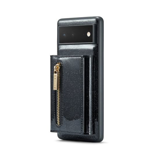 DG.MING M3 Series Glitter Powder Card Bag Leather Case, For Google Pixel 6, For Samsung Galaxy S20 FE, For iPhone 11 Pro, For Samsung Galaxy S21 5G, For iPhone 11 Pro Max, For Samsung Galaxy S21 Ultra 5G, For Samsung Galaxy Z Fold3 5G                  ...