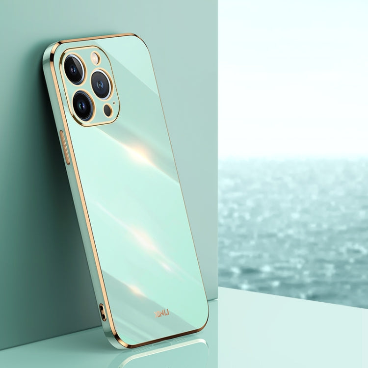 XINLI Straight Edge 6D Electroplate TPU Phone Case, For iPhone 13 Pro, For iPhone 13 Pro Max