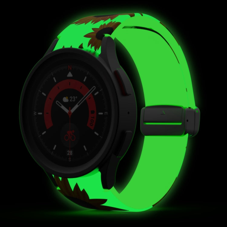 Magnetic Printed Silicone Watch Band, For Samsung Galaxy Watch5
