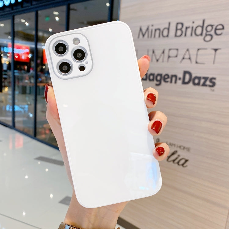 Solid Color Tempered Glass Phone Case, For iPhone 11 Pro Max, For iPhone 11 Pro, For iPhone 11