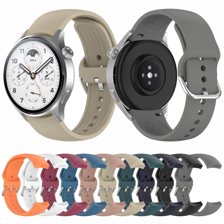 22mm Solid Color Silicone Watch Band, For Xiaomi Watch S2