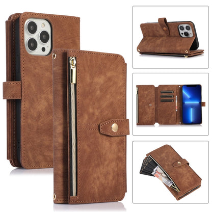 Dream 9-Card Wallet Zipper Bag Leather Phone Case, For iPhone 12, For iPhone 12 Pro, For iPhone 12 Pro Max, For iPhone 11, For iPhone 11 Pro, For iPhone 11 Pro Max, For iPhone X / XS, For iPhone XR