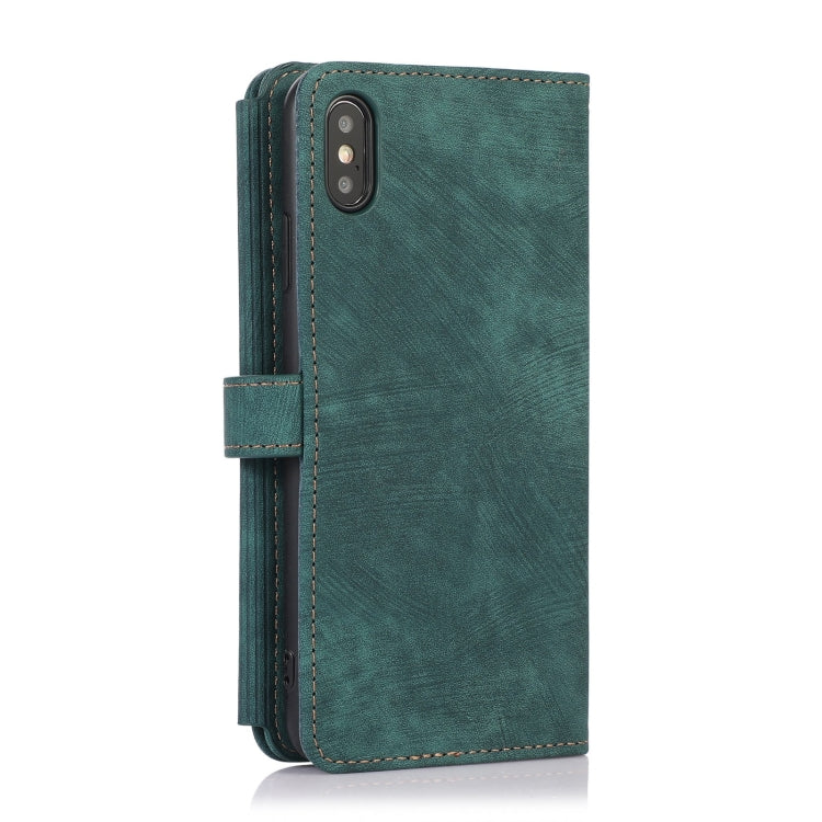 Dream 9-Card Wallet Zipper Bag Leather Phone Case, For iPhone XS Max, For iPhone SE 2022 / 2020 / 7 / 8, For iPhone 7 Plus / 8 Plus