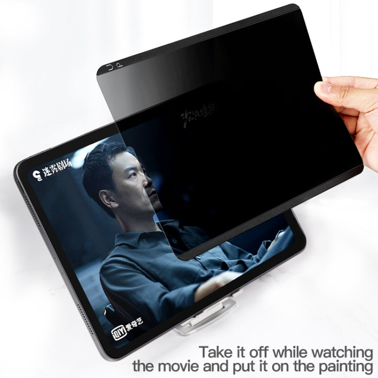 Removable Magnetic Privacy Screen Film, For iPad 10.2 / iPad Air 2019 10.5 / Pro 10.5, For iPad mini 6, For iPad Pro 11 2022 / 2021 / 2020 / 2018, For iPad Pro 12.9 2022 / 2021 / 2020 / 2018