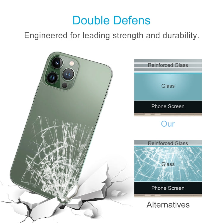 For iPhone 13 9H 2.5D Half-screen Transparent Back Tempered Glass Film, For iPhone 13 Pro Max(1 PC), For iPhone 13(1 PC), For iPhone 13 mini(1 PC), For iPhone 12 Pro Max(1 PC), For iPhone 12 / 12 Pro(1 PC), For iPhone 12 mini(1 PC)