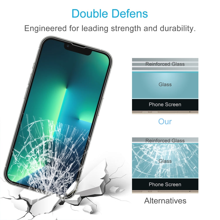 2pcs Front And 2pcs Back 9H 2.5D Tempered Glass Film Set, For iPhone 13 mini, For iPhone 13, For iPhone 13 Pro, For iPhone 13 Pro Max, For iPhone 12 mini, For iPhone 12, For iPhone 12 Pro, For iPhone 12 Pro Max