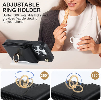 Ring Holder RFID Card Slot Phone Case with Long Lanyard, For iPhone 14, For iPhone 14 Plus, For iPhone 14 Pro, For iPhone 14 Pro Max, For Samsung Galaxy S22 5G, For Samsung Galaxy S22+ 5G, For Samsung Galaxy S22 Ultra 5G, For Samsung Galaxy S23 5G     ...
