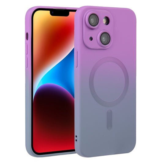 Liquid TPU Silicone Gradient MagSafe Phone Case, For iPhone 14, For iPhone 14 Plus, For iPhone 14 Pro, For iPhone 14 Pro Max, For iPhone 13, For iPhone 13 Pro, For iPhone 13 Pro Max, For iPhone 12
