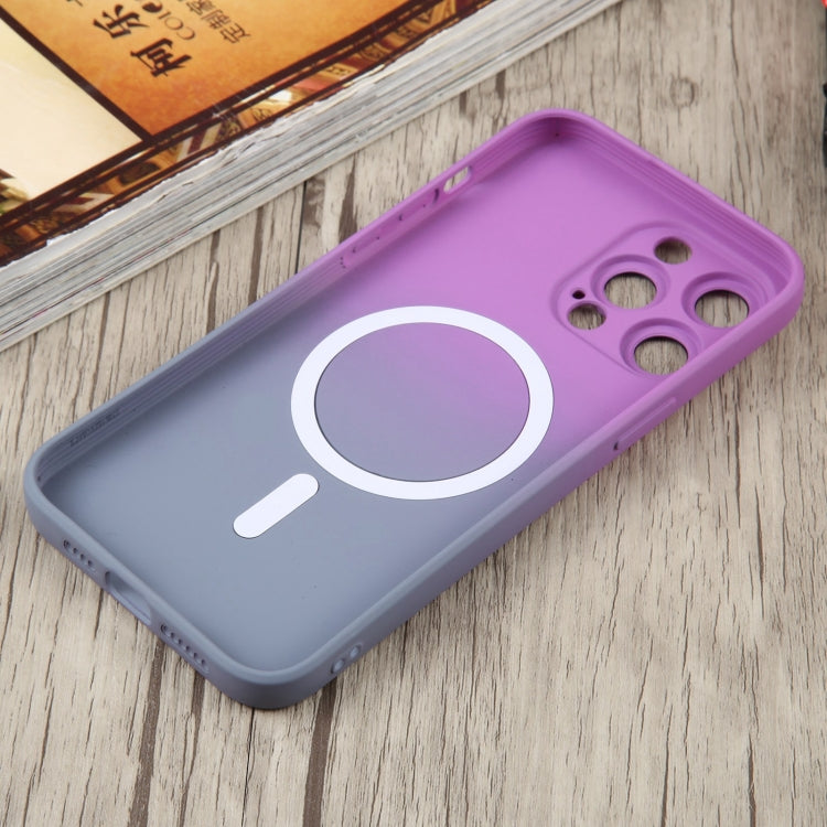 Liquid TPU Silicone Gradient MagSafe Phone Case, For iPhone 14, For iPhone 14 Plus, For iPhone 14 Pro, For iPhone 14 Pro Max, For iPhone 13, For iPhone 13 Pro, For iPhone 13 Pro Max, For iPhone 12