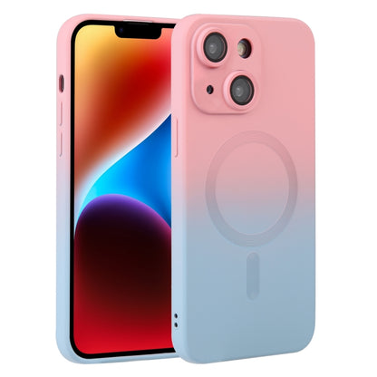 Liquid TPU Silicone Gradient MagSafe Phone Case, For iPhone 14, For iPhone 14 Plus, For iPhone 14 Pro, For iPhone 14 Pro Max, For iPhone 13, For iPhone 13 Pro, For iPhone 13 Pro Max, For iPhone 12