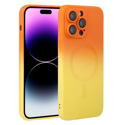 Liquid TPU Silicone Gradient MagSafe Phone Case, For iPhone 14, For iPhone 14 Plus, For iPhone 14 Pro, For iPhone 14 Pro Max, For iPhone 13, For iPhone 13 Pro, For iPhone 13 Pro Max, For iPhone 12