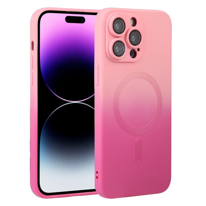 Liquid TPU Silicone Gradient MagSafe Phone Case, For iPhone 14, For iPhone 14 Plus, For iPhone 14 Pro, For iPhone 14 Pro Max, For iPhone 13, For iPhone 13 Pro, For iPhone 13 Pro Max, For iPhone 12