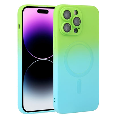 Liquid TPU Silicone Gradient MagSafe Phone Case, For iPhone 14, For iPhone 14 Plus, For iPhone 14 Pro, For iPhone 14 Pro Max, For iPhone 13, For iPhone 13 Pro, For iPhone 13 Pro Max, For iPhone 12