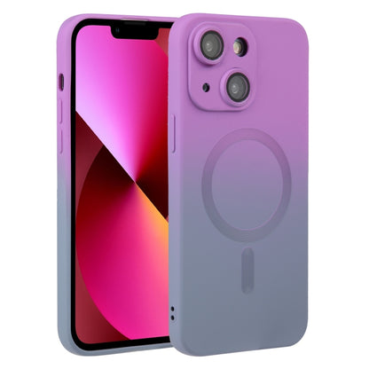 Liquid TPU Silicone Gradient MagSafe Phone Case, For iPhone 14, For iPhone 14 Plus, For iPhone 14 Pro, For iPhone 14 Pro Max, For iPhone 13, For iPhone 13 Pro, For iPhone 13 Pro Max, For iPhone 12