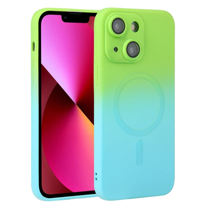 Liquid TPU Silicone Gradient MagSafe Phone Case, For iPhone 14, For iPhone 14 Plus, For iPhone 14 Pro, For iPhone 14 Pro Max, For iPhone 13, For iPhone 13 Pro, For iPhone 13 Pro Max, For iPhone 12