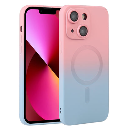 Liquid TPU Silicone Gradient MagSafe Phone Case, For iPhone 14, For iPhone 14 Plus, For iPhone 14 Pro, For iPhone 14 Pro Max, For iPhone 13, For iPhone 13 Pro, For iPhone 13 Pro Max, For iPhone 12