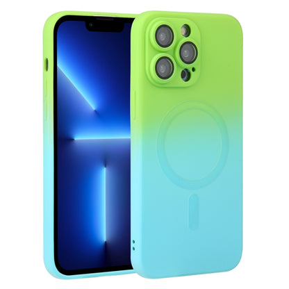 Liquid TPU Silicone Gradient MagSafe Phone Case, For iPhone 14, For iPhone 14 Plus, For iPhone 14 Pro, For iPhone 14 Pro Max, For iPhone 13, For iPhone 13 Pro, For iPhone 13 Pro Max, For iPhone 12