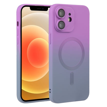 Liquid TPU Silicone Gradient MagSafe Phone Case, For iPhone 14, For iPhone 14 Plus, For iPhone 14 Pro, For iPhone 14 Pro Max, For iPhone 13, For iPhone 13 Pro, For iPhone 13 Pro Max, For iPhone 12