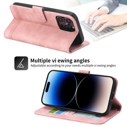 Dierfeng Dream Line TPU + PU  Leather Phone Case, For iPhone 14, For iPhone 14 Plus, For iPhone 14 Pro, For iPhone 14 Pro Max, For iPhone 13, For  iPhone 13 mini, For iPhone 13 Pro, For iPhone 13 Pro Max