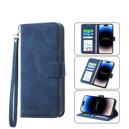 Dierfeng Dream Line TPU + PU  Leather Phone Case, For iPhone 14, For iPhone 14 Plus, For iPhone 14 Pro, For iPhone 14 Pro Max, For iPhone 13, For  iPhone 13 mini, For iPhone 13 Pro, For iPhone 13 Pro Max