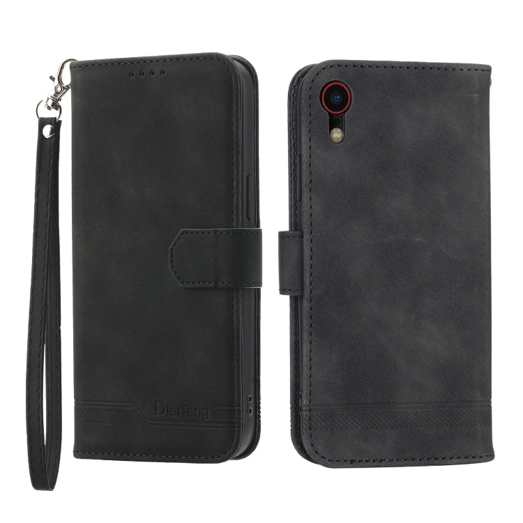 Dierfeng Dream Line TPU + PU Leather Phone Case, For iPhone XS Max, For iPhone XR, For iPhone X/XS, For iPhone 6 Plus/7 Plus/8 Plus, For iPhone 6/7/8/SE 2020/SE 2022