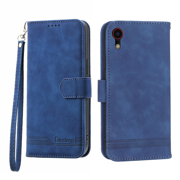 Dierfeng Dream Line TPU + PU Leather Phone Case, For iPhone XS Max, For iPhone XR, For iPhone X/XS, For iPhone 6 Plus/7 Plus/8 Plus, For iPhone 6/7/8/SE 2020/SE 2022