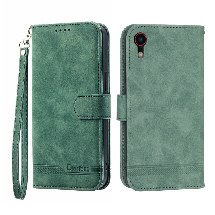 Dierfeng Dream Line TPU + PU Leather Phone Case, For iPhone XS Max, For iPhone XR, For iPhone X/XS, For iPhone 6 Plus/7 Plus/8 Plus, For iPhone 6/7/8/SE 2020/SE 2022