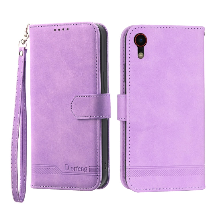 Dierfeng Dream Line TPU + PU Leather Phone Case, For iPhone XS Max, For iPhone XR, For iPhone X/XS, For iPhone 6 Plus/7 Plus/8 Plus, For iPhone 6/7/8/SE 2020/SE 2022