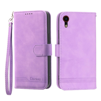 Dierfeng Dream Line TPU + PU Leather Phone Case, For iPhone XS Max, For iPhone XR, For iPhone X/XS, For iPhone 6 Plus/7 Plus/8 Plus, For iPhone 6/7/8/SE 2020/SE 2022