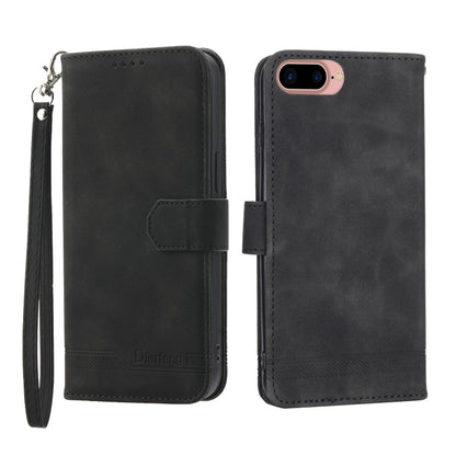 Dierfeng Dream Line TPU + PU Leather Phone Case, For iPhone XS Max, For iPhone XR, For iPhone X/XS, For iPhone 6 Plus/7 Plus/8 Plus, For iPhone 6/7/8/SE 2020/SE 2022
