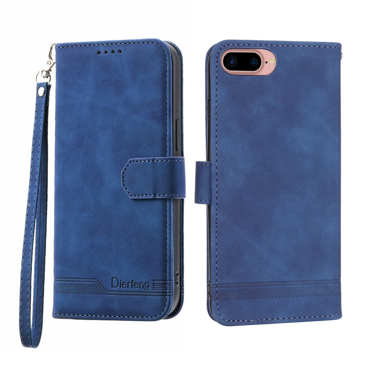 Dierfeng Dream Line TPU + PU Leather Phone Case, For iPhone XS Max, For iPhone XR, For iPhone X/XS, For iPhone 6 Plus/7 Plus/8 Plus, For iPhone 6/7/8/SE 2020/SE 2022
