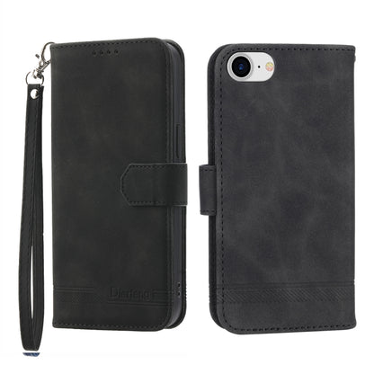 Dierfeng Dream Line TPU + PU Leather Phone Case, For iPhone XS Max, For iPhone XR, For iPhone X/XS, For iPhone 6 Plus/7 Plus/8 Plus, For iPhone 6/7/8/SE 2020/SE 2022